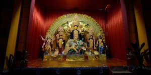 Η θρησκευτική τελετή Durga Puja