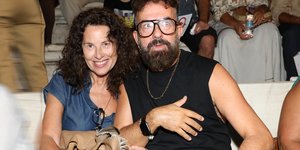 Η Ελευθερία Αρβανιτάκη με τον Κωνσταντίνο Ρήγο στο Ηρώδειο 