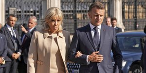 Το προεδρικό ζεύγος της Γαλλίας, Εμανουέλ και Μπριζίτ Μακρόν