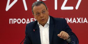 Ο πρόεδρος του ΣΥΡΙΖΑ Σωκράτης Φάμελλος