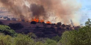 Φωτιά στο Πλάγιαρι Θεσσαλονίκης
