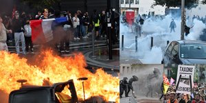 Αντικυβερνητικές διαδηλώσεις χθες Τετάρτη στη Γαλλία