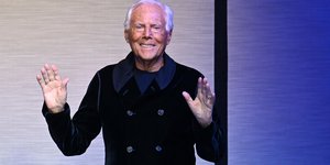 Ο διάσημος σχεδιαστής μόδας Giorgio Armani