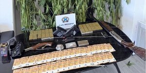 Κατασχέθηκε φυτεία κάνναβης και οπλοστάσιο στο Ηράκλειο