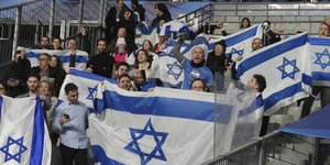 Ισραηλινοί σε αγώνα της εθνικής ομάδας της χώρας τους