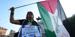 Διαδηλωτές υπέρ της Παλαιστίνης