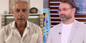 Ο Γιώργος Καλλιακμάνης (αριστερά) και ο Σταύρος Μπαλάσκας (δεξιά)