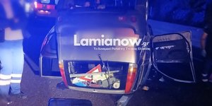 Αιματηρό τροχαίο στην Ε.Ο Αθηνών - Λαμίας