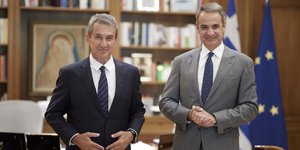 Ο Ανδρέας Λοβέρδος και ο Κυριάκος Μητσοτάκης
