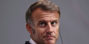 Κοντινό Εμανουέλ Μακρόν