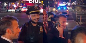  Ο Εμανουέλ Μακρόν εγκλωβίστηκε στην Ν. Υόρκη 