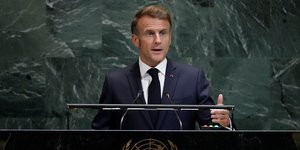 Ο Εμανουέλ Μακρόν στον ΟΗΕ 