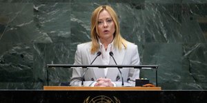 Τζορτζια Μελόνι από ΟΗΕ 