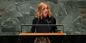 Η Τζόρτζια Μελόνι στον ΟΗΕ