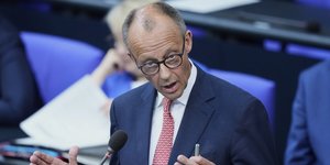 καγκελάριος Μερτς στην Bundestag