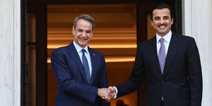 Τηλεφωνική επικοινωνία Μητσοτάκη με τον Εμίρη του Κατάρ Αλ Θάνι