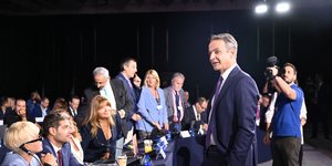 Ο πρωθυπουργός Κ. Μητσοτάκης στη ΔΕΘ