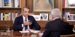 Ο Κυριάκος Μητσοτάκης στη συνέντευξη στον ΑΝΤ1 και στον Ν. Χατζηνικολάου