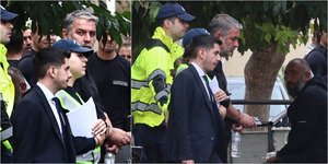 Η έξοδος του Βασίλη Μπισμπίκη από την Εισαγγελία