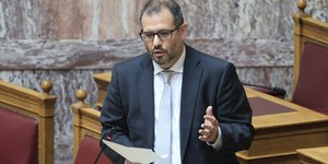 Ο Νίκος Τσάφος στη Βουλή