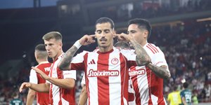Με απίθανο Τσικίνιο ο Ολυμπιακός πήρε τη νίκη με 3-2 κόντρα στον Λεβαδειακό