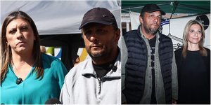 Ζωή Κωνσταντοπούλου και Μαρία Καρυστιανού με τον Πάνο Ρούτσι