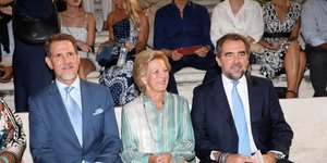 Παύλος και Νικόλαος Ντε Γκρες με τη μητέρα τους, Άννα Μαρία στο Ηρώδειο