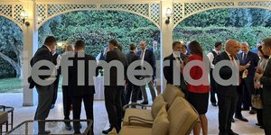 Όσα έγιναν στη δεξίωση προς τιμήν του Αμερικανού ΥΠΕΣ Νταγκ Μπέργκαμ