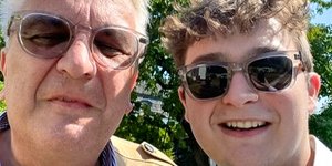 O πρίγκιπας Λοράν του Βελγίου με τον κρυφό του γιο