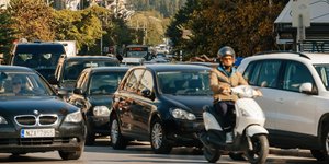 Κίνηση οχημάτων στην Αθήνα 