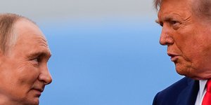 Οι πρόεδροι Ρωσίας και ΗΠΑ, Βλαντίμιρ Πούτιν και Ντόναλντ Τραμπ