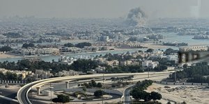 Στιγμιότυπο από την ισραηλινή επίθεση στην Ντόχα του Κατάρ την περασμένη εβδομάδα