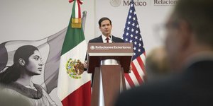 Ο Αμερικανός υπουργός Εξωτερικών, Μάρκο Ρούμπιο στο Μεξικό