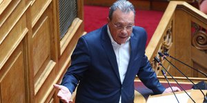 Ο πρόεδρος του ΣΥΡΙΖΑ, Σωκράτης Φάμελλος