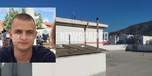 Ο νεαρός Ιάσωνας που έχασε τη ζωή του και ο φωταγωγός στην πολυκατοικία στον Βόλο όπου έγινε η τραγωδία