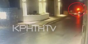 Η στιγμής της θανατηφόρας σύγκρουσης των δύο μοτοσικλετιστών στα Μάλια της Κρήτης