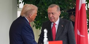 Ντόναλντ Τραμπ και Ρετζέπ Ταγίπ Ερντογάν στον Λευκό Οίκο