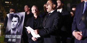 Eκδήλωση στην Νέα Υόρκη, στην μνήμη του Τσάρλι Κερκ