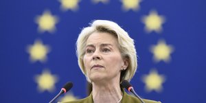 Η Ούρσουλα φον ντερ Λάιεν στο Ευρωπαικό Κοινοβούλιο