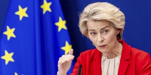Η πρόεδρος της Κομισιόν, Ούρσουλα Φον ντερ Λάιεν