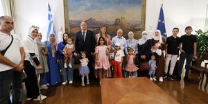 Παιδιά από τη Γάζα επισκέφτηκαν τη Βουλή