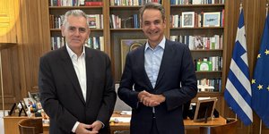 Μάξιμος Χαρακόπουλος και Κυριάκος Μητσοτάκης