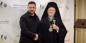 Συνάντηση Οικουμενικού Πατριάρχη–Β. Ζελένσκι