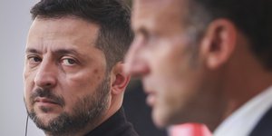 Ομιλίες Ζελένσκι - Μακρόν με τη σύνοδο της Συμμαχίας των Προθύμων