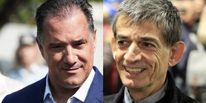 Άδωνις Γεωργιάδης και Νίκος Καρανίκας - Φωτογραφίες: Γιώργος ΚονταρίνηςEurokinissi/Menelaos Myrillas / SOOC