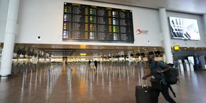 Άδειο το αεροδρόμιο στις Βρυξέλλες