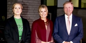 Πριγκίπισσα Αμαλία, βασίλισσα Μάξιμα και βασιλιάς Βίλεμ Αλεξάντερ