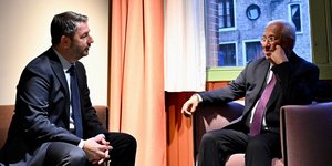 Συνάντηση Ανδρουλάκη με τον Αντόνιο Κόστα στο Άμστερνταμ