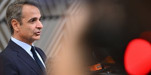 Ο Κυριάκος Μητσοτάκης στο Ευρωπαϊκό Συμβούλιο στις Βρυξέλλες