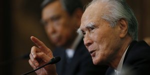 O πρώην πρωθυπουργός της Ιαπωνίας Τομιίτσι Μουραγιάμα